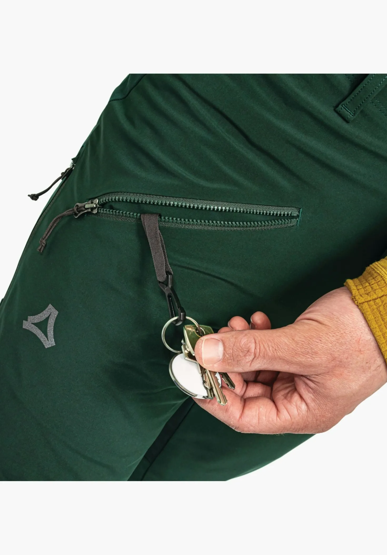 Atmungsaktive Skitouren Softshell Hose