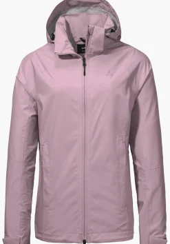 Bequeme Regenjacke mit Pack-Away Tasche
