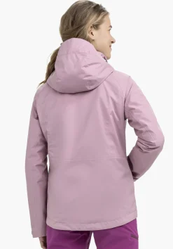 Bequeme Regenjacke mit Pack-Away Tasche