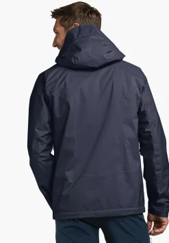 Bequeme Regenjacke mit Pack-Away Tasche