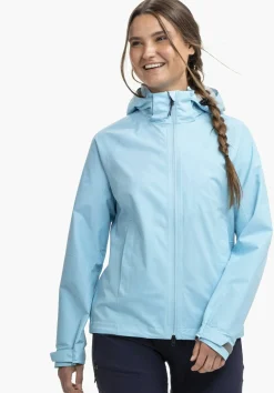Bequeme Regenjacke mit Pack-Away Tasche