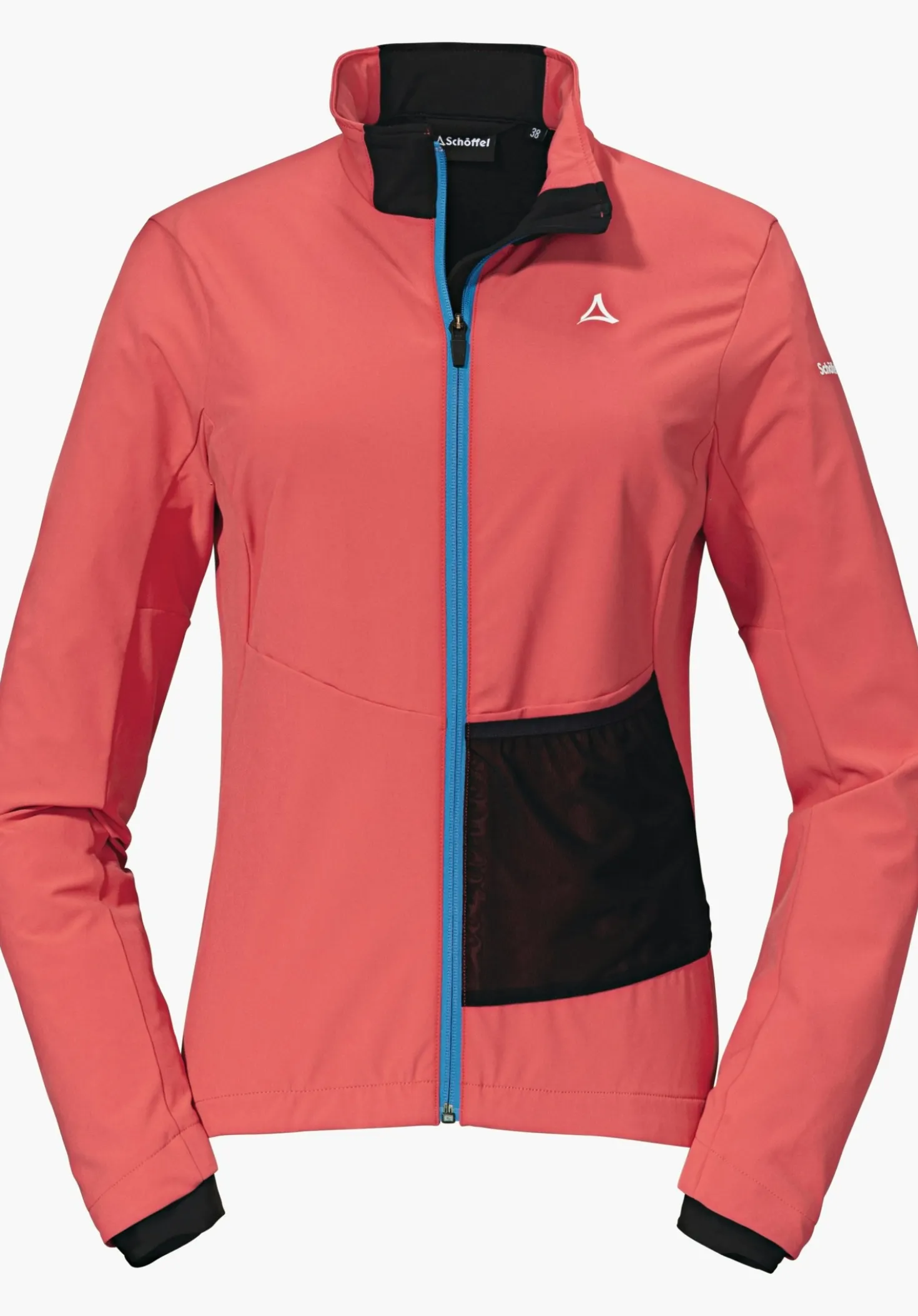 Bike Softshell Jacke mit Materialmix