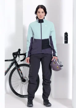 Bike Softshell Jacke mit Materialmix