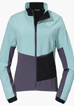 Bike Softshell Jacke mit Materialmix