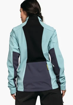Bike Softshell Jacke mit Materialmix