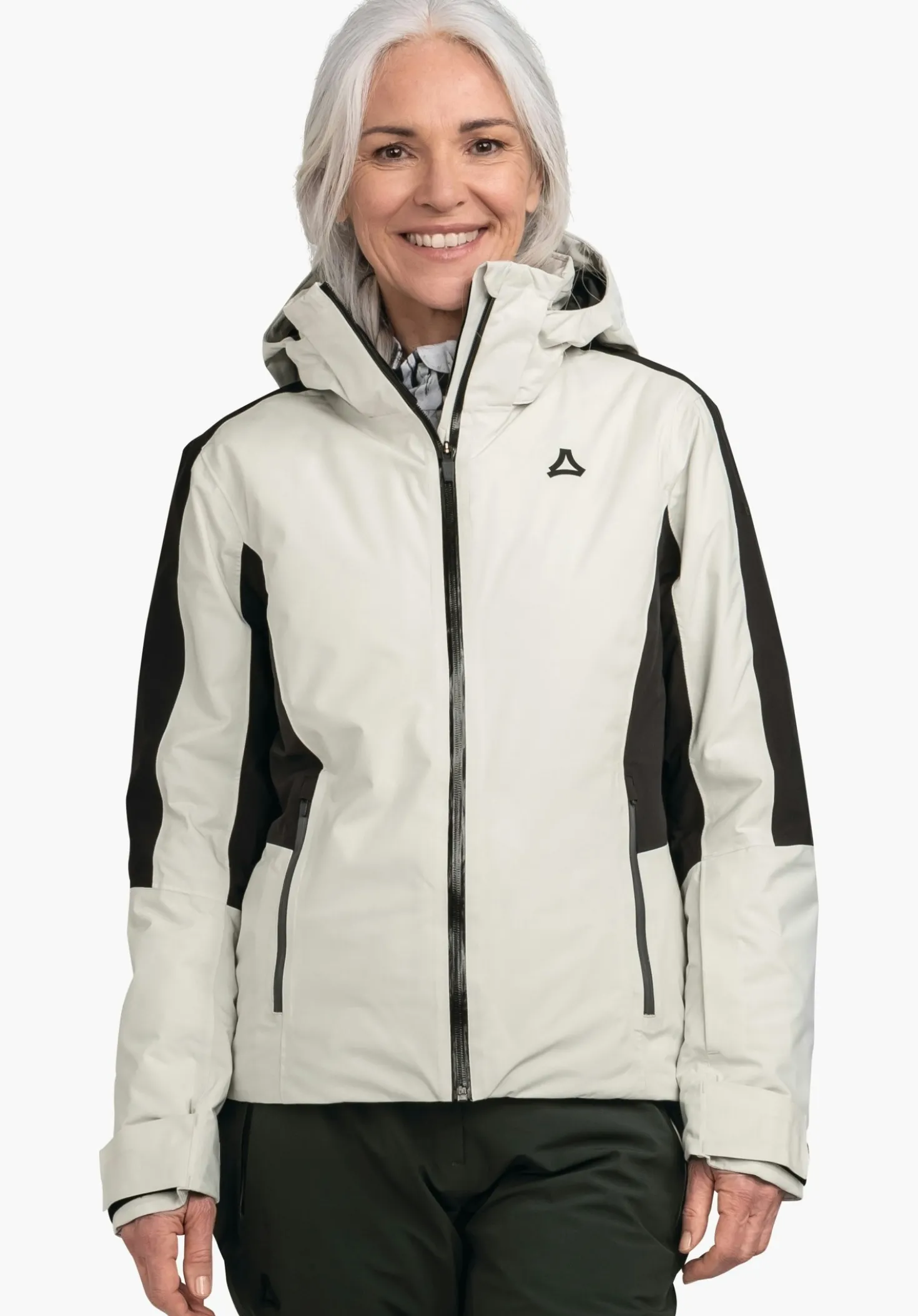 Colour Block Skijacke mit Ventilation