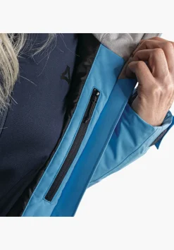 Colour Block Skijacke mit Ventilation