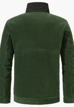 Fleece Jacke mit Materialmix