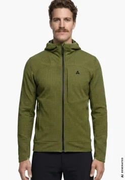 Funktionaler Fleece Hoody mit Kapuze