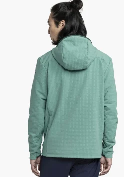 Funktionaler Fleece Hoody mit Kapuze