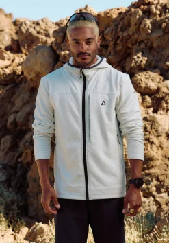 Funktionaler Fleece Hoody mit Kapuze