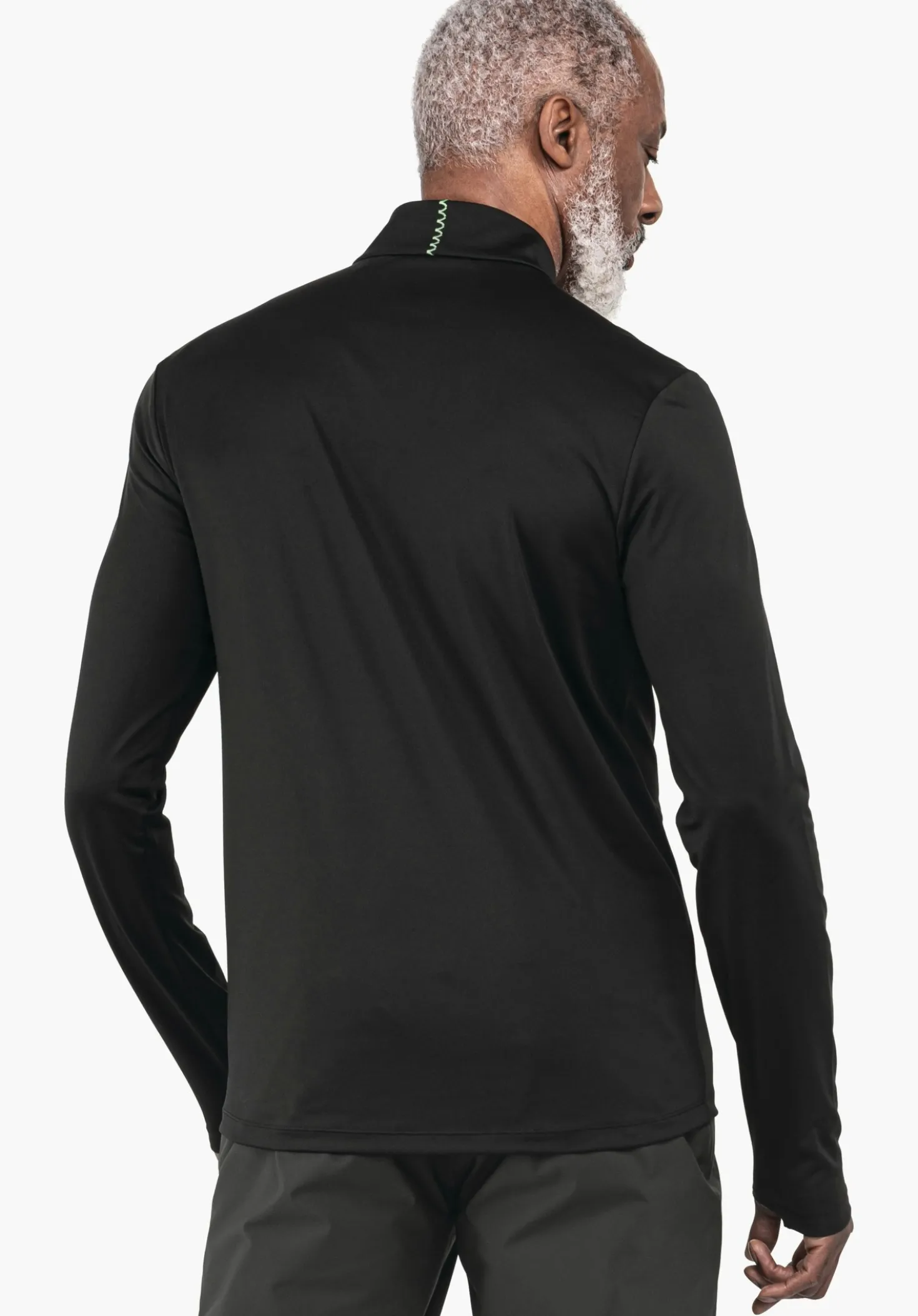 Half-Zip Longsleeve mit raffinierten Details
