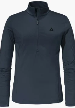 Half-Zip Longsleeve mit raffinierten Details
