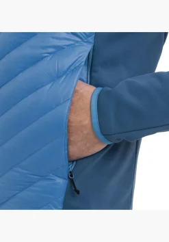 Hybridjacke mit Daune und Stretchzonen