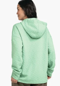 Jacquard Hoodie mit grafischer Struktur