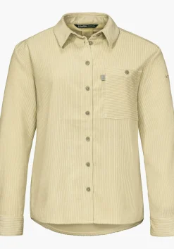 Kordbluse mit Overshirt-Charakter