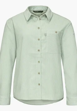 Kordbluse mit Overshirt-Charakter