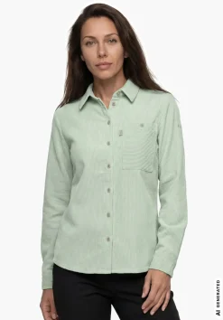 Kordbluse mit Overshirt-Charakter