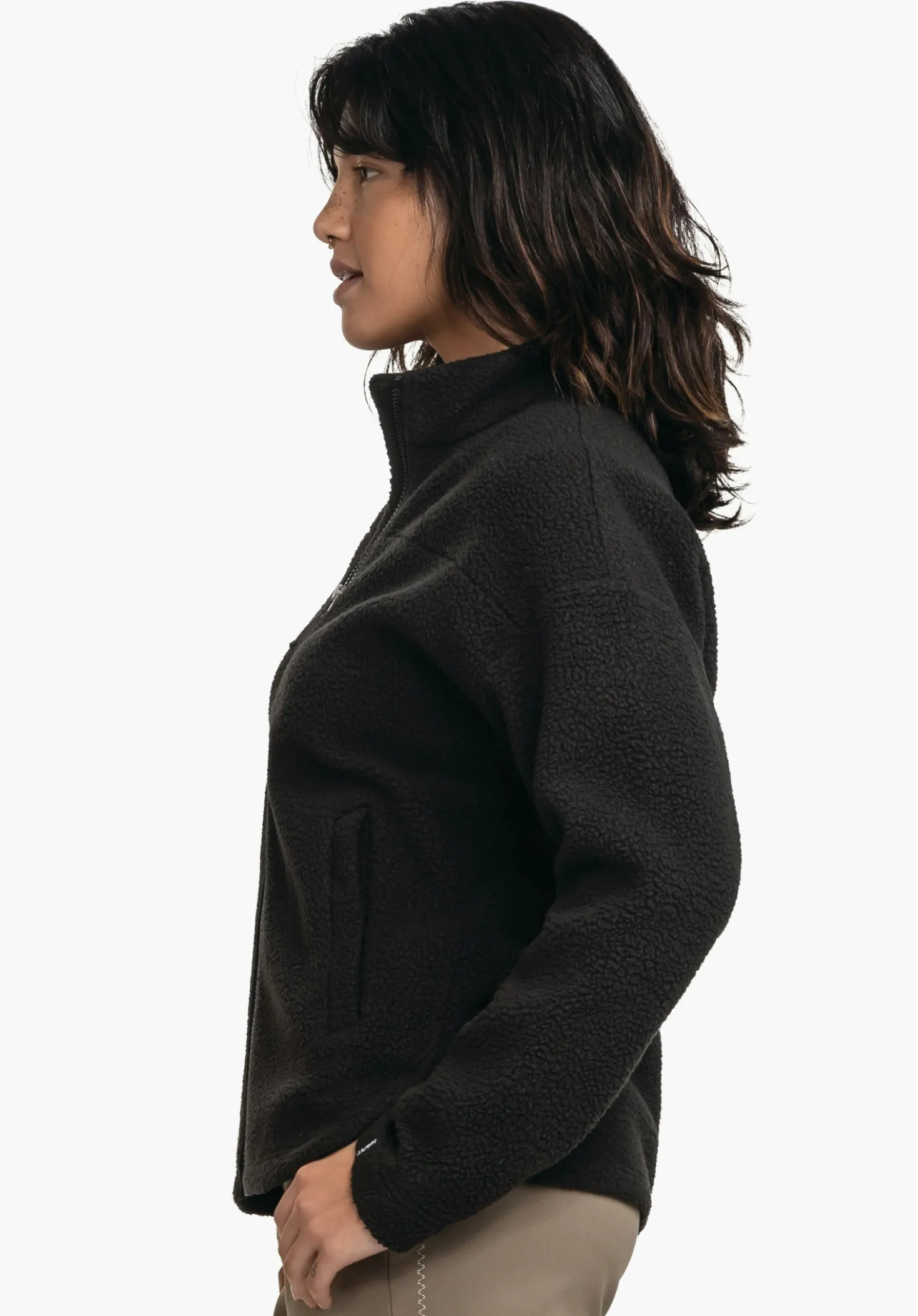 Kuschelig warme Sherpa Fleece Jacke