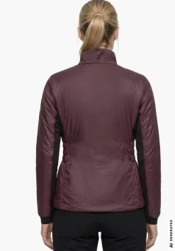 Leichte Hybridjacke mit winddichten Zonen