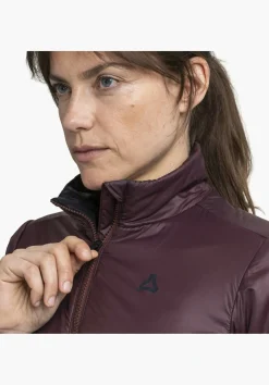 Leichte Hybridjacke mit winddichten Zonen