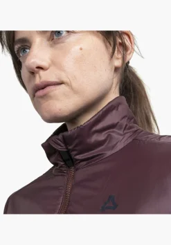 Leichte Hybridjacke mit winddichten Zonen