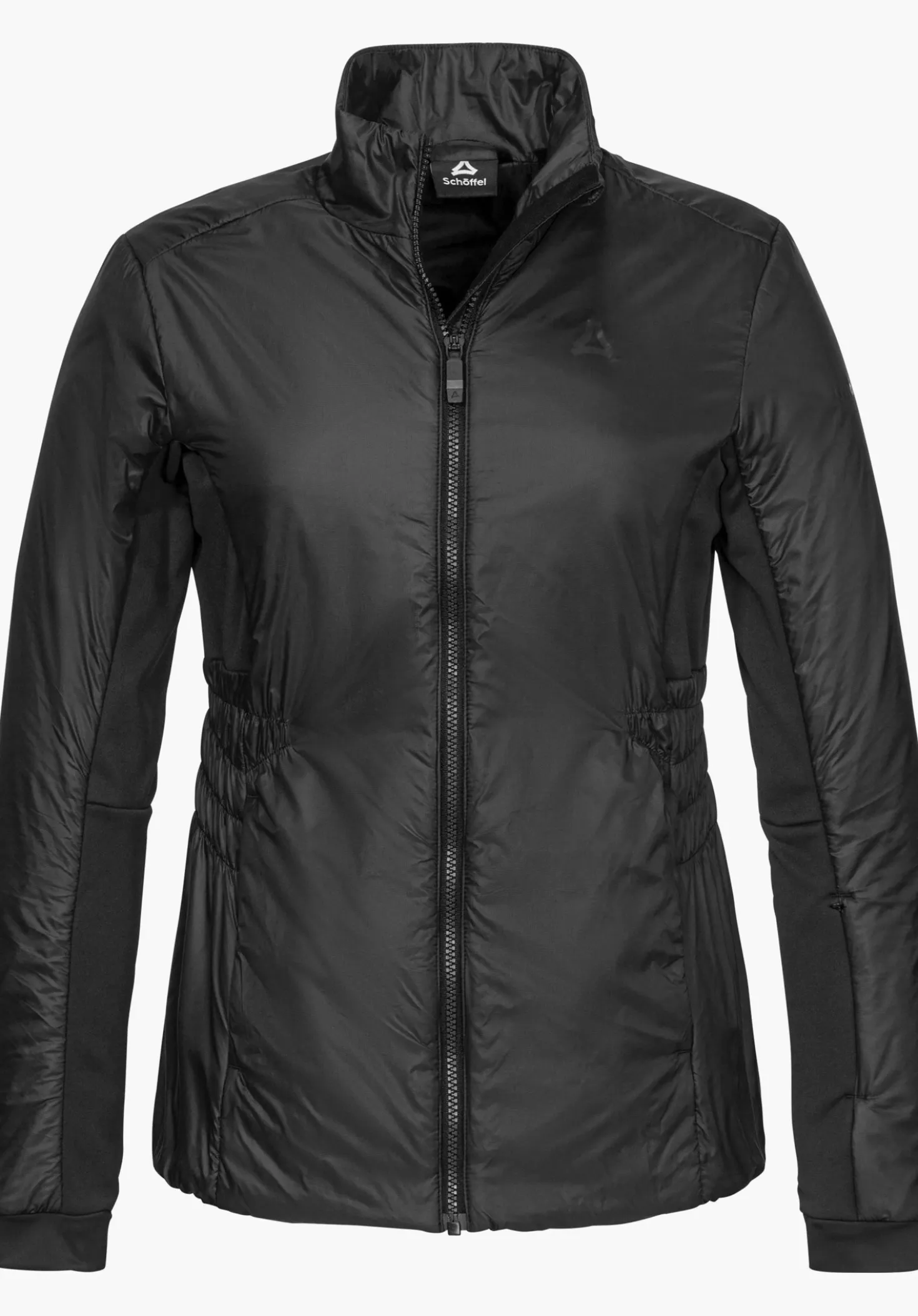 Leichte Hybridjacke mit winddichten Zonen