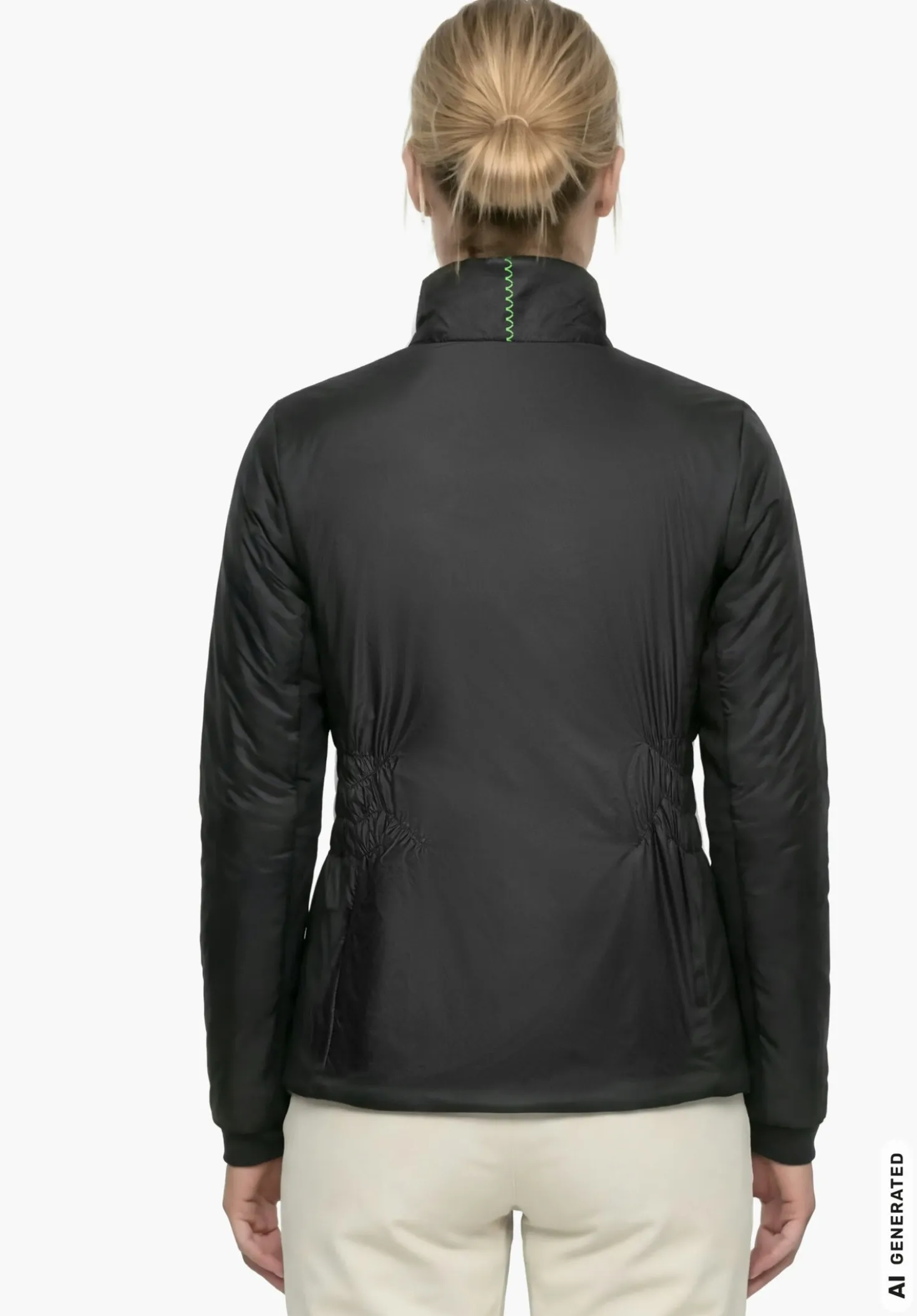 Leichte Hybridjacke mit winddichten Zonen