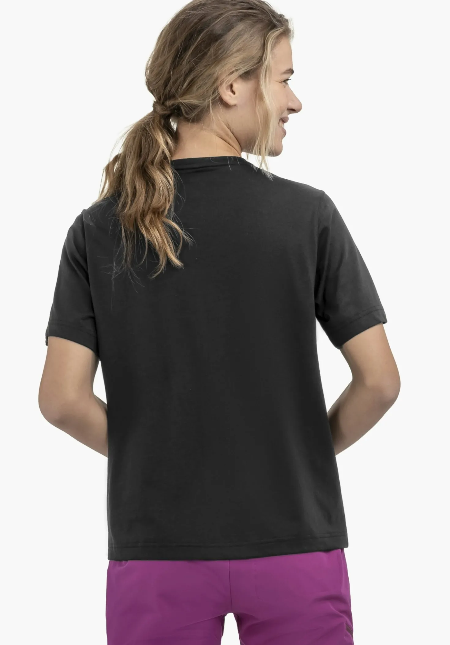 Leichtes T Shirt aus recyceltem Material