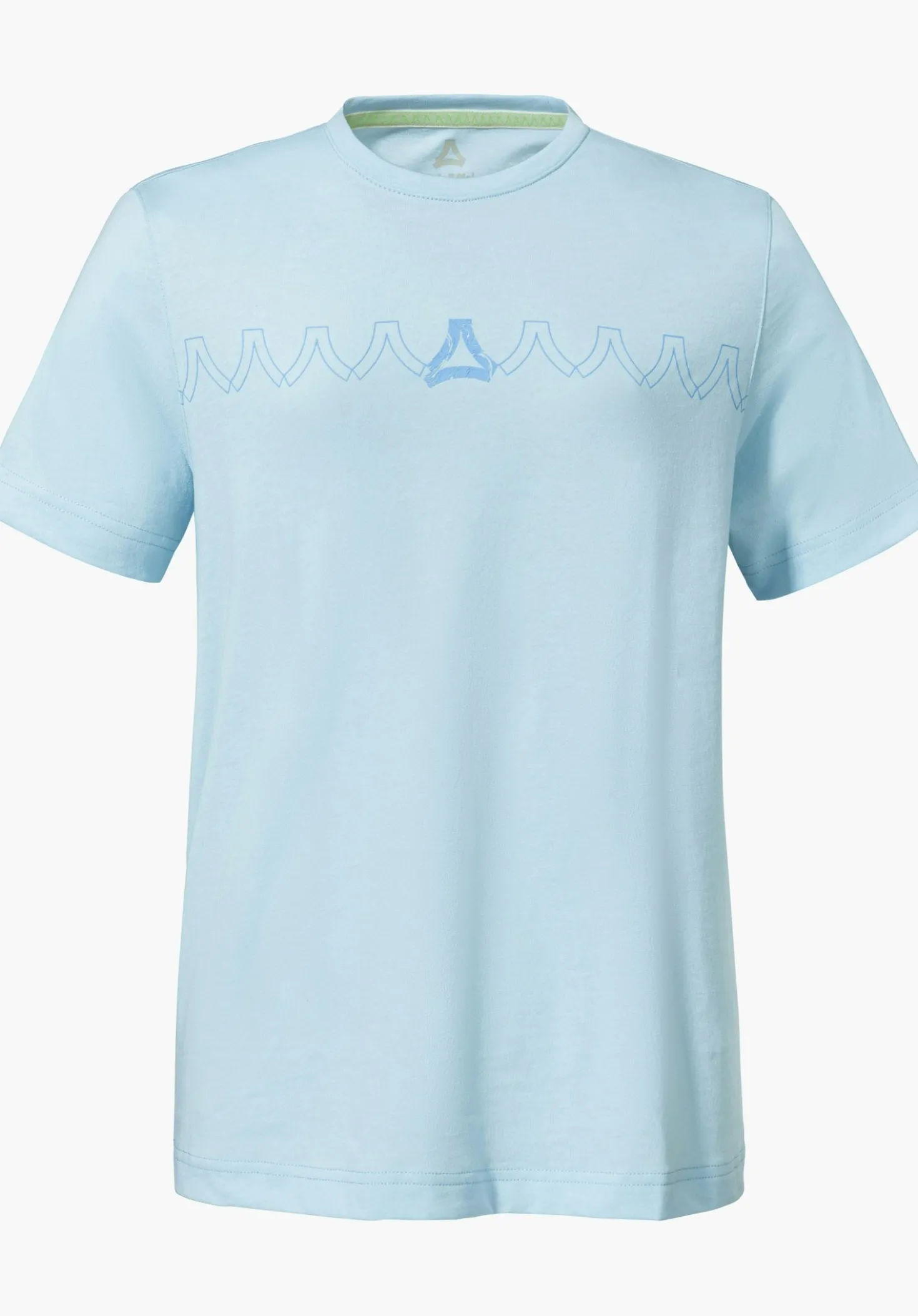 Leichtes T Shirt aus recyceltem Material