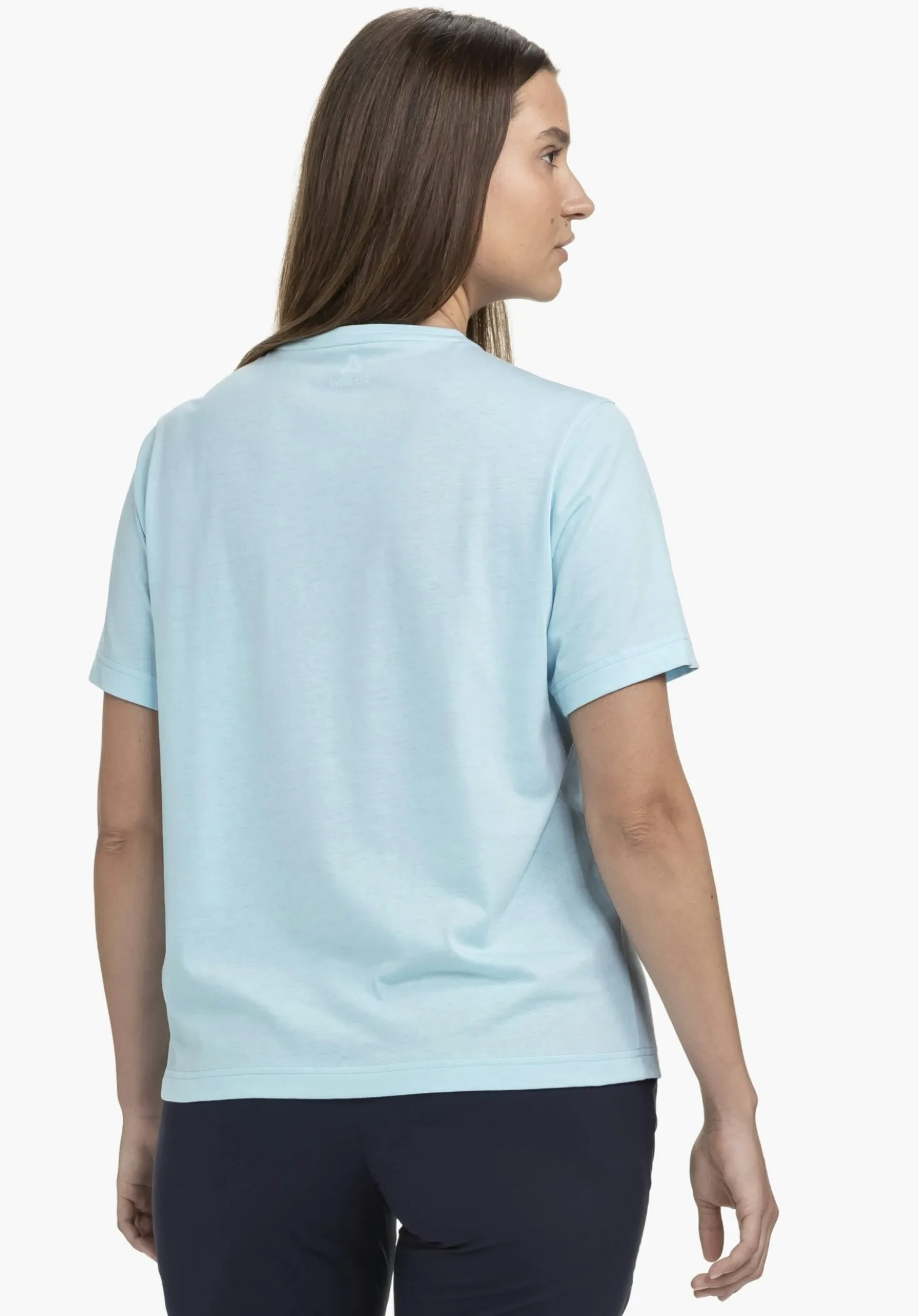 Leichtes T Shirt aus recyceltem Material