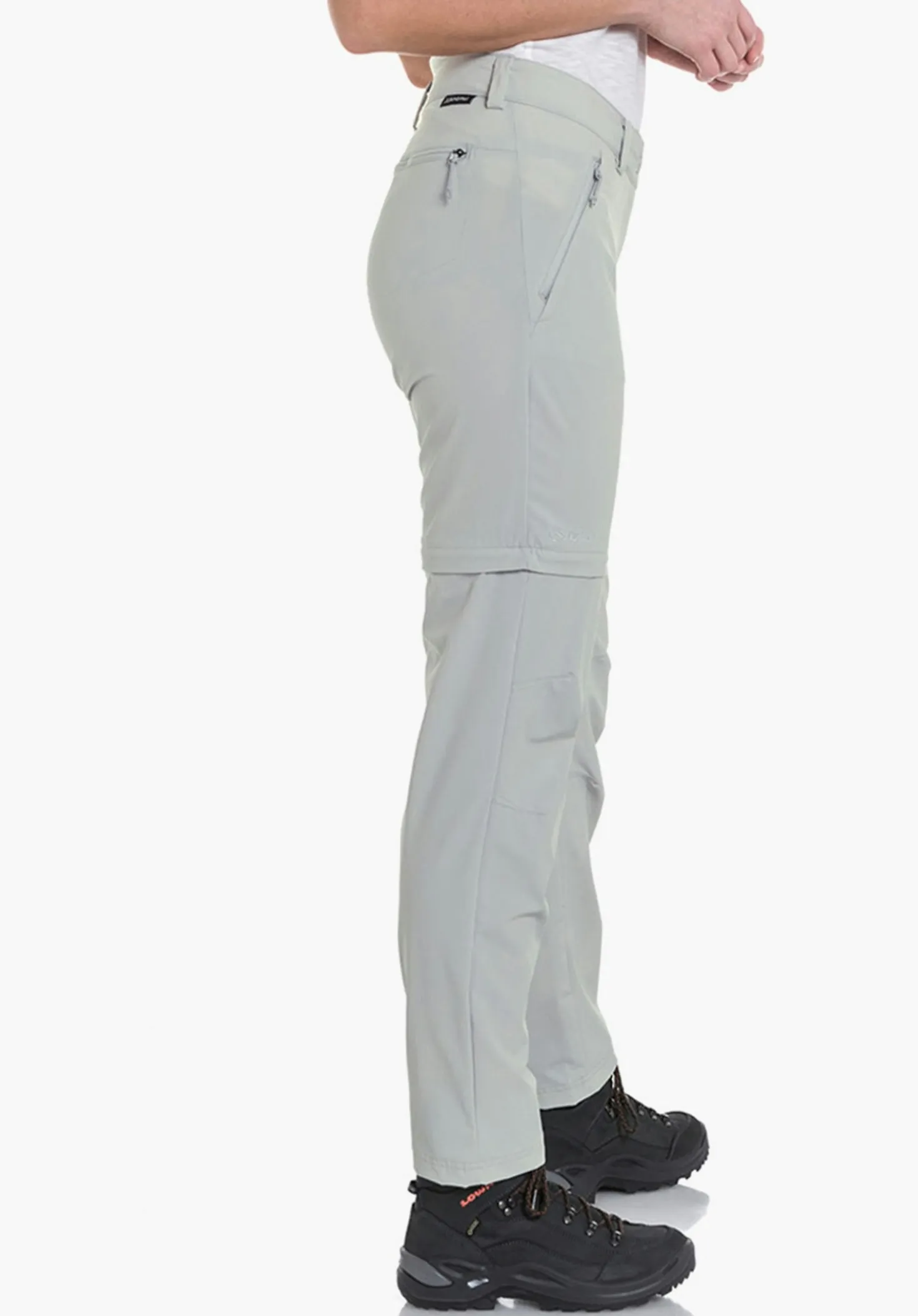 Leichte Wanderhose mit Abzip-Funktion