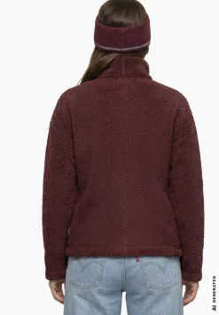 Lässiges Sherpa Fleece als Übergangsjacke