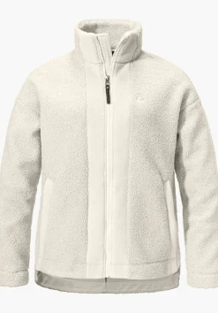 Lässiges Sherpa Fleece als Übergangsjacke
