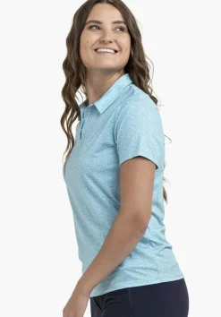 Luftiges Polo mit Allover-Print
