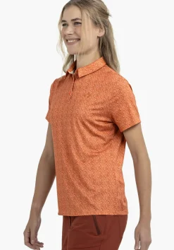 Luftiges Polo mit Allover-Print