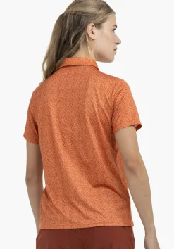 Luftiges Polo mit Allover-Print