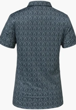 Luftiges Polo mit Allover-Print