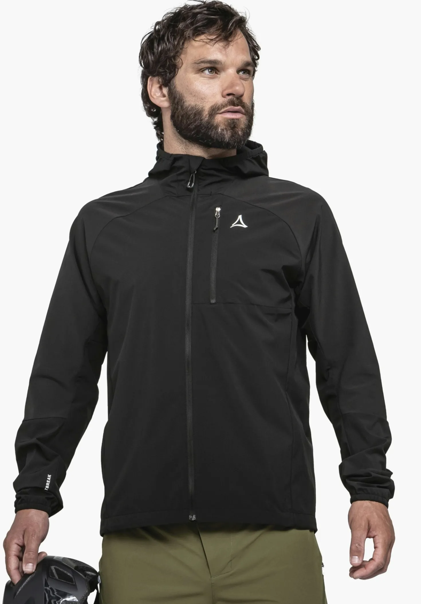 Robuste Windjacke für Trailfahrer