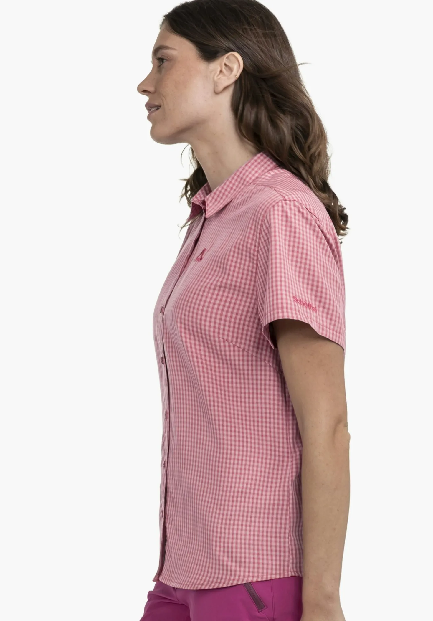 Schnell trocknende Kurzarm-Wanderbluse