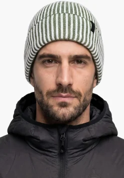 Strickmütze mit Fleece-Stirnband