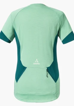 Technisches Bikeshirt aus Materialmix