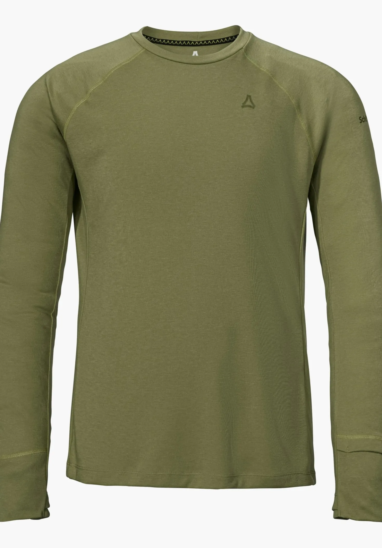 Technisches Longsleeve mit Wollanteil