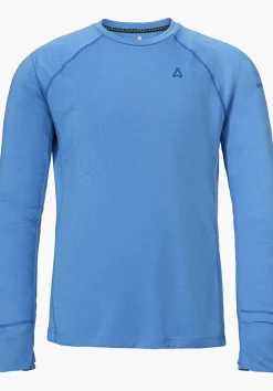 Technisches Longsleeve mit Wollanteil