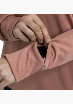 Technisches Longsleeve mit Wollanteil