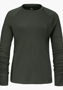 Technisches Longsleeve mit Wollanteil