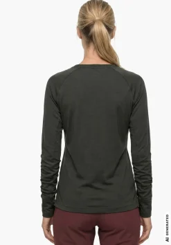 Technisches Longsleeve mit Wollanteil