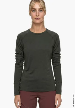 Technisches Longsleeve mit Wollanteil