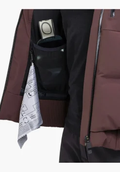 Warme Skijacke mit Hybrid-Isolaltion