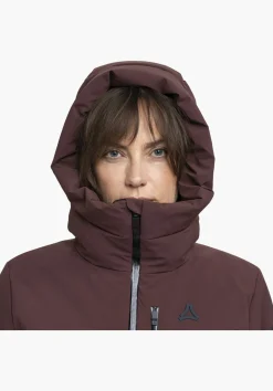 Warme Skijacke mit Hybrid-Isolaltion